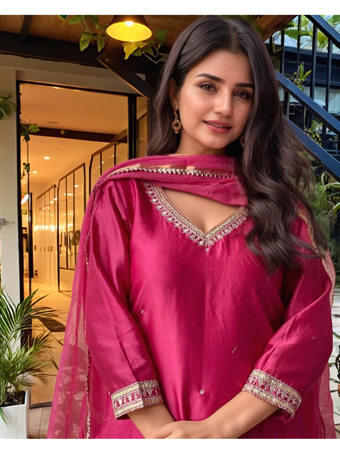 Women Cotton Suit Set | Traditional Festive Dress 